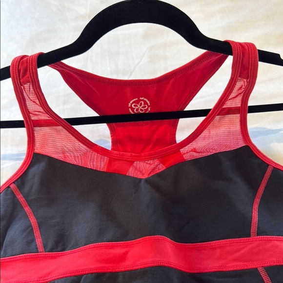 Tuff Athletics Tank Top Red and Black for Active Comfort Women's - Picture 10 of 12